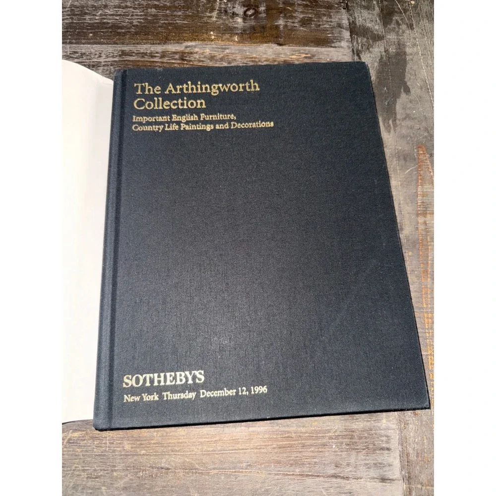 Sotheby's The‎ Arthingworth Collection 1996 English Furniture Paintings Book
